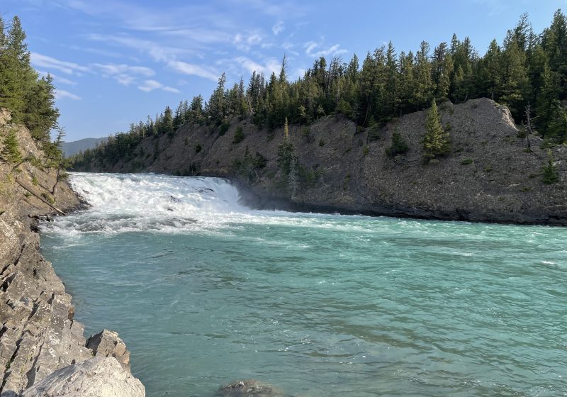 Bow Falls in Banff Canada