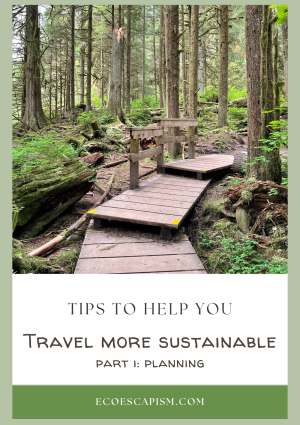 Sustainable Travel: Planning your trip